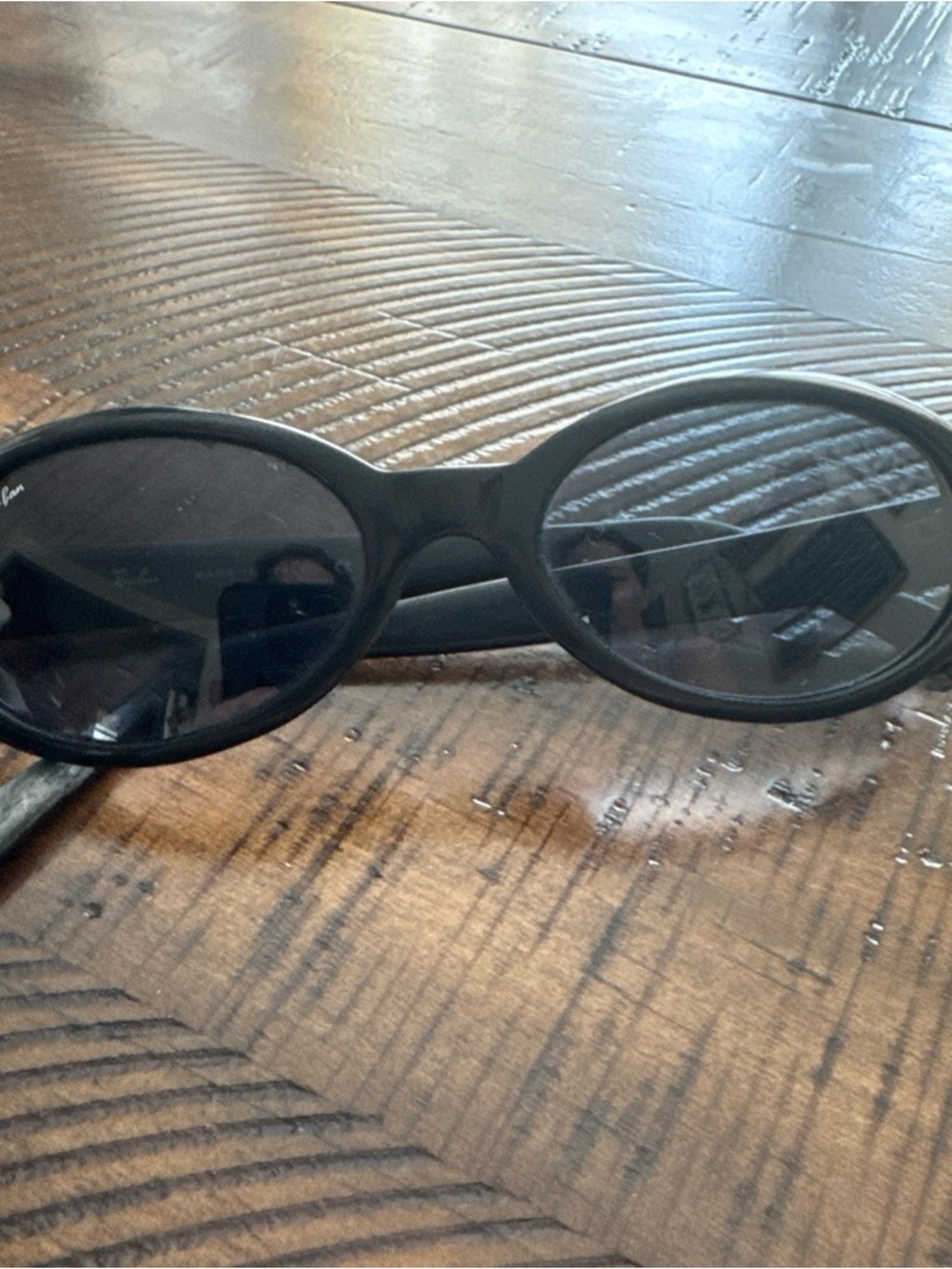 RAY BAN RB2110 RITUALS 901 WOMEN'S SMALL OVAL BLACK G15 GLASS 1999 SUNGLASSES